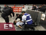 Custodio de valores hiere a dos usuarias del metro por accidente / Titulares de la Noche