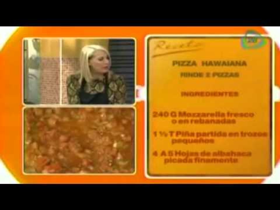 Pizza hawaiana
