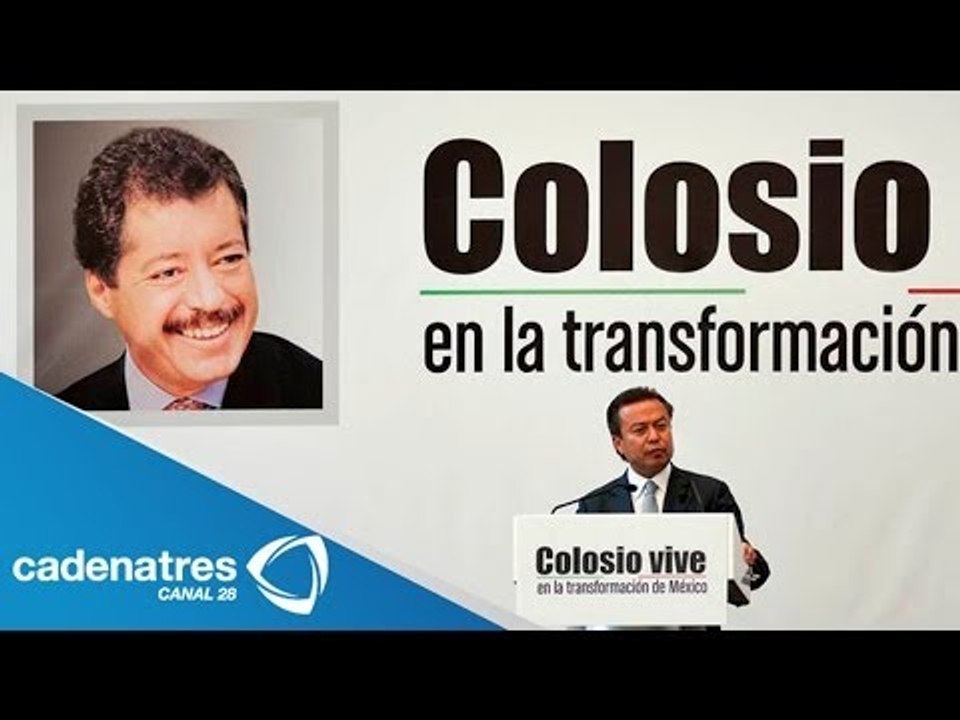 PRI recuerda a Luis Donaldo Colosio a 20 años de su asesinato