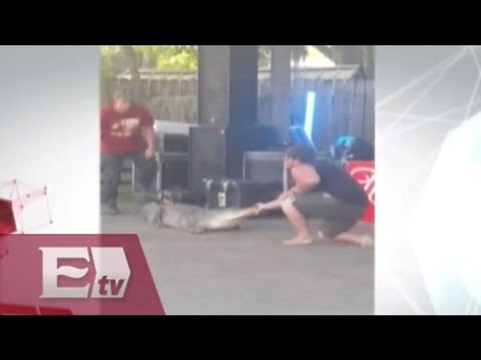 Lo más visto en Excélsior: Cocodrilo ataca a su entrenador / Titulares de la tarde