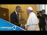 Barack Obama se reúne por primera vez con el papa Francisco