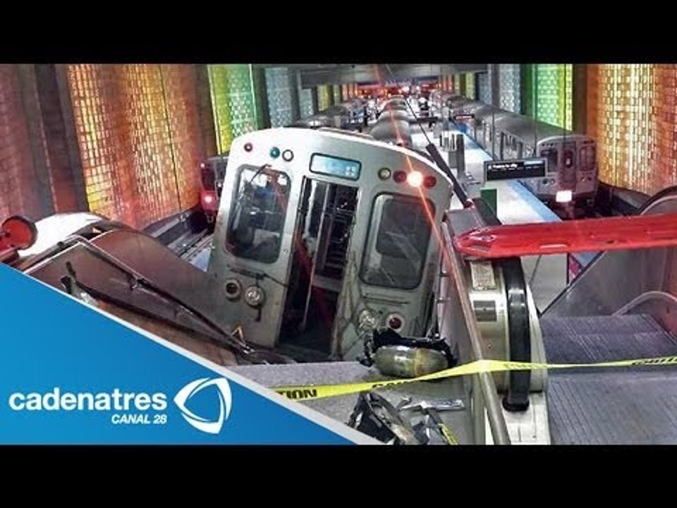 Descarrilamiento de tren de Chicago deja 32 lesionados / Train derailment leaves 32 injured
