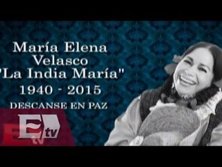 Fallece María Elena Velasco, 'La India María' / Excélsior Informa