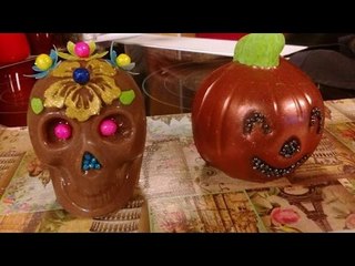 Cómo hacer calaveritas de chocolate