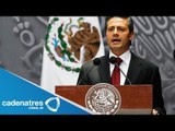 Peña Nieto reconoce el labor de las fuerzas armadas del país