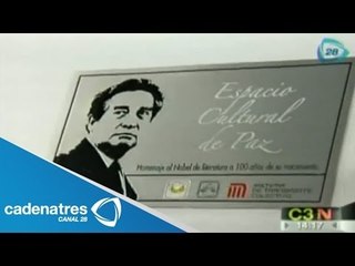 Metro se une a los homenajes de Octavio Paz por sus 100 años