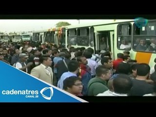 Una pesadilla es lo que viven medio millón de usuarios de la L12 del metro