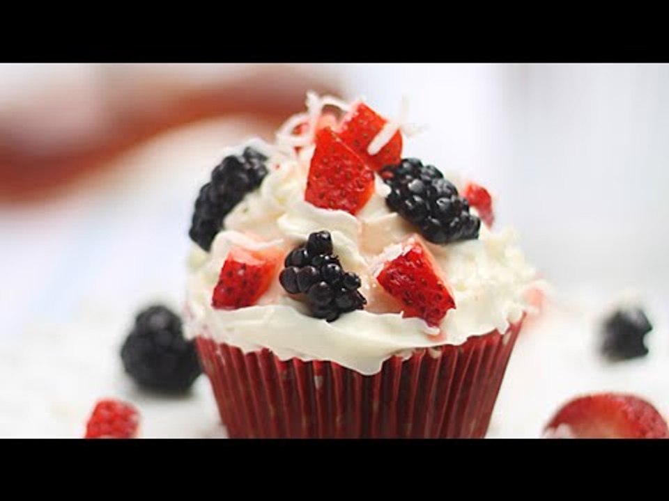 Cupcakes de berries