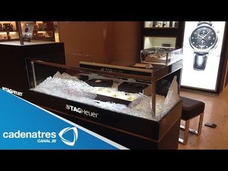 ¡ENTÉRATE! Así se llevó a cabo el asalto a una joyería en Plaza Satélite