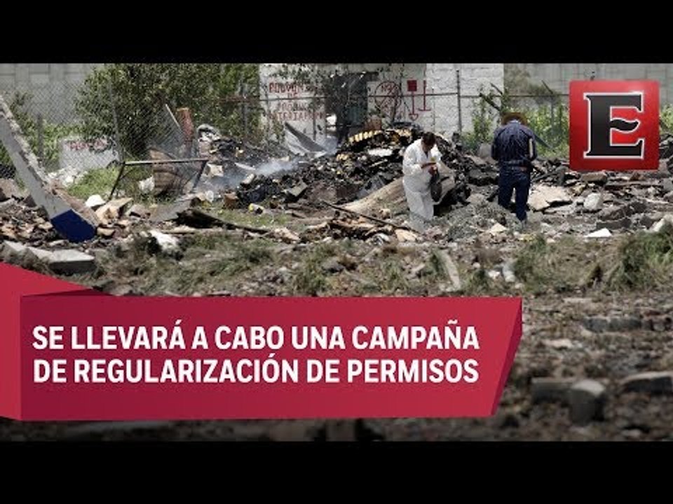 Edomex prepara medidas más estrictas para evitar explosiones en Tultepec