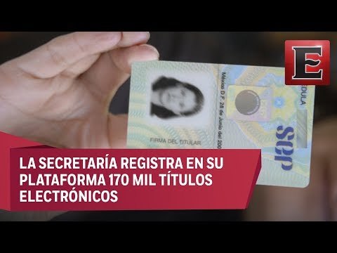 SEP emite 260 mil cédulas profesionales digitales en tres meses