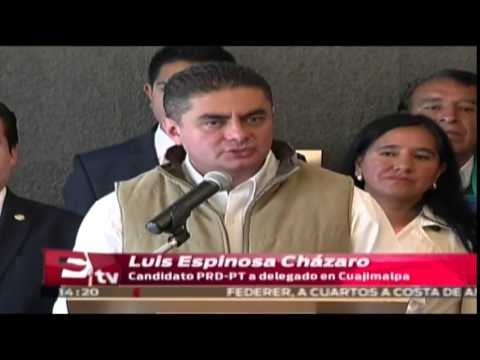 Priistas respaldan candidatura de Luis Espinosa Cházaro en Cuajimalpa / Titulares de la tarde