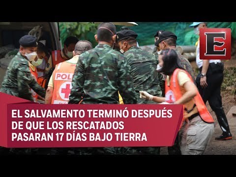 Rescatadas las 13 personas atrapadas en una cueva en Tailandia