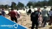 Grupos de albañiles se enfrentan a golpes y palos por la construcción de una obra en Campeche