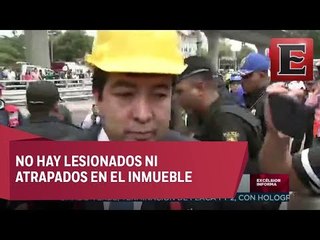 El derrumbe es un problema estructural y no de subsuelo: Fausto Lugo