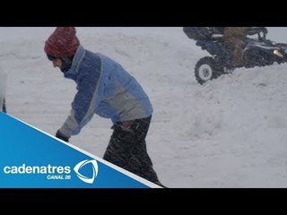 Minnesota amanece con nevada primaveral / Minnesota spring dawns with snow