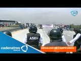 Violento desalojo de campesinos en Hidalgo (VIDEO)