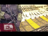 Sedena asegura dos lanzacohetes y otras armas en Jalisco / Titulares de la tarde