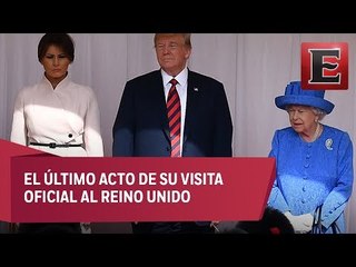 Reina Isabel II recibe a Trump en el castillo de Windsor