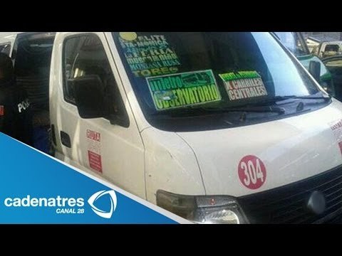 Aumentan los asaltos en transporte público de Naucalpan