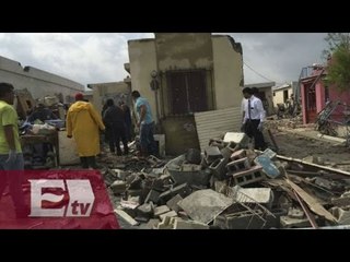 Los estragos del tornado en Acuña / Vianey Esquinca