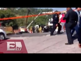 Vuelca pipa de gas en la  delegación Álvaro Obregón  / Entre mujeres