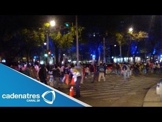 Campesinos marchan a la Secretaria de Gobernación