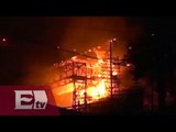 Incendio en bodega de una mina en Hidalgo provoca evacuación de 70 familias / Titulares de la tarde
