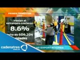 Crecen las ventas en el extranjero un 8.6 % / Finanzas