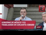 Marcelo Ebrard da lectura a la carta enviado a Donald Trump