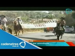 Protestan contra instalación del gasoducto Morelos