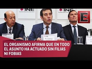 INE aclara que no hubo uso electoral de recursos de fideicomiso de Morena
