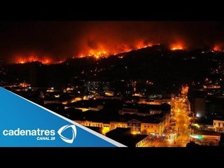 Amenaza el fuego con consumir otras 400 casas en Chile (VIDEO)