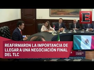 Canciller canadiense se reúne con Enrique Peña