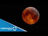 INCREÍBLE!!! Luna se pintará de rojo / Eclipse total lunar