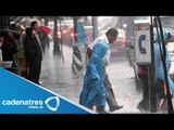 Afectaciones por lluvia en el Distrito Federal