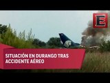 Sin muertes, el accidente aéreo en Durango: Protección Civil