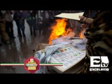 ÚLTIMA HORA: Normalistas queman casillas en arranque de elección en Tixtla, Guerrero/Elecciones 2015