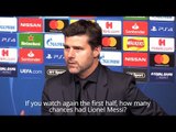 Pochettino On Messi & Spurs' Champions League Chances