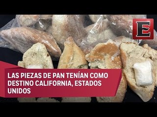 Incautan bolillos rellenos de cocaína en el aeropuerto de Guadalajara