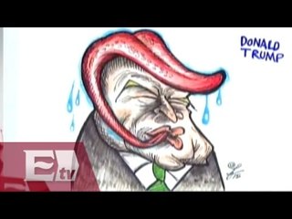 Así ve la mano negra del Cartún Pérez a Donald Trump / Vianey Esquinca