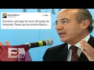Felipe Calderón es declarado como "persona non grata" en Venezuela  / Titulares de la Noche