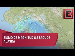 Se registra sismo de 6.5 grados en Alaska