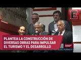 Conferencia de prensa de López Obrador sobre proyectos de obras para el desarrollo de México