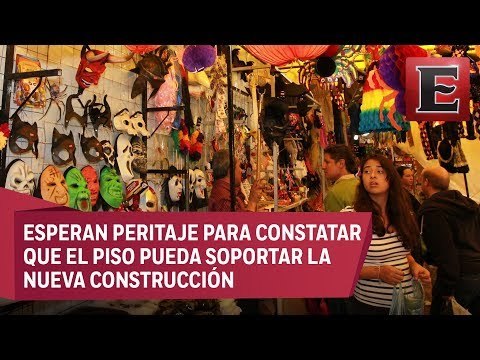 Locatarios de mercado Portales preocupados por construcción de un segundo nivel