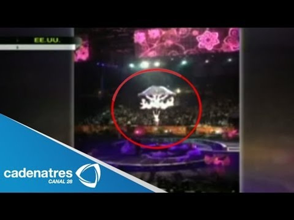 Impactante y lamentable accidente en espectácul...