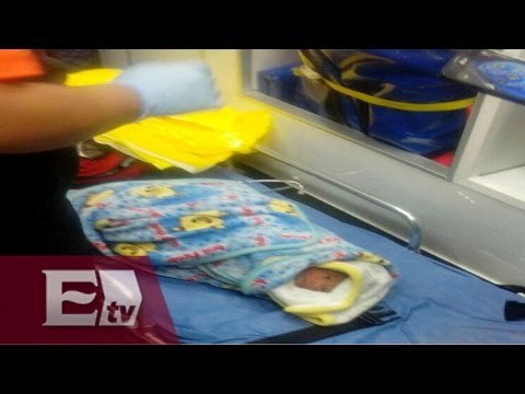 Hallan a recién nacido dentro de una maleta en Chalco / Vianey Esquinca
