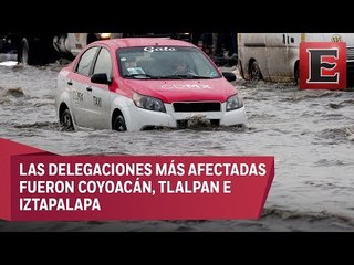 Intensas lluvias causan, otra vez, severas inundaciones en la CDMX