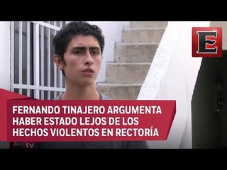 Estudiante expulsado de la UNAM niega actos porriles en CU