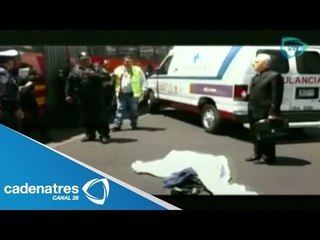 Anciana muere atropellada por el Metrobús en Insurgentes